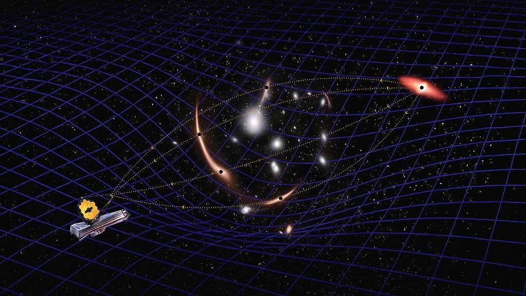 Forscher wiegen inaktives Schwarzes Loch aus Frühzeit des Univers (1)